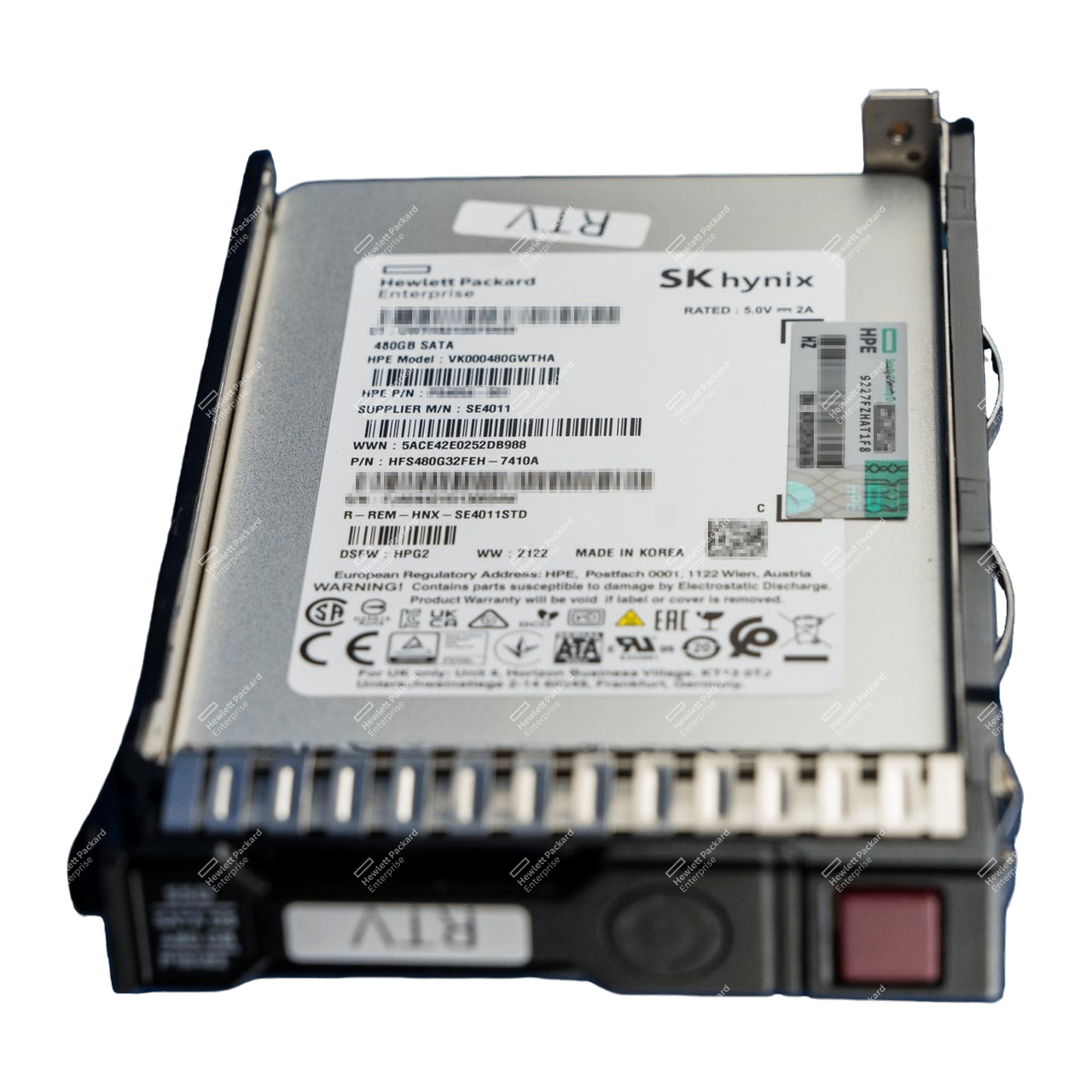 SPS-DRV SSD 960GB SFF SAS RI SC MV DS - HPE Genuine Replacement Spare Parts - P37064-001-HPE