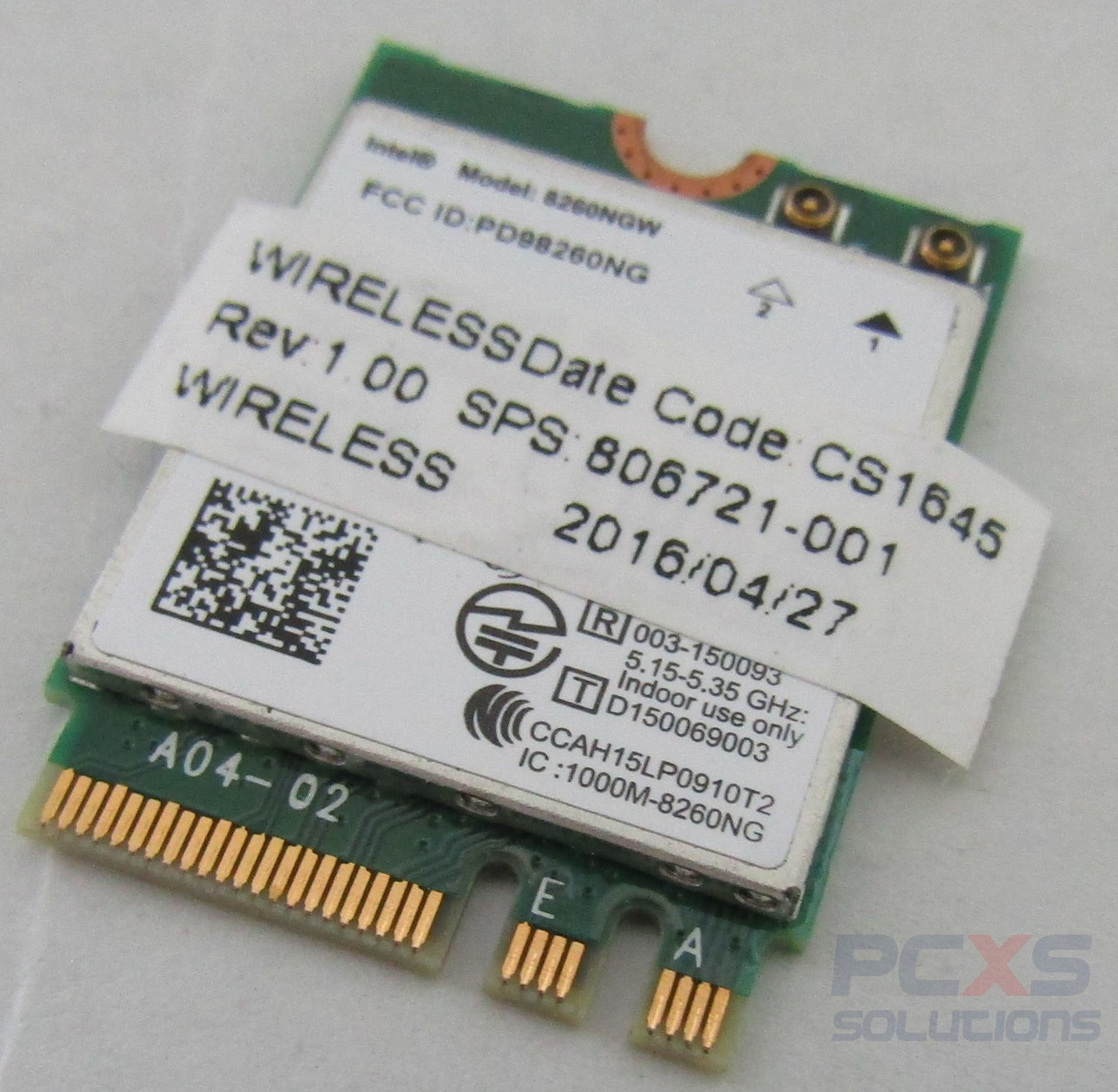 HP Intel Dual Band Wireless-AC 8260NGW 802.1 - 806721-001