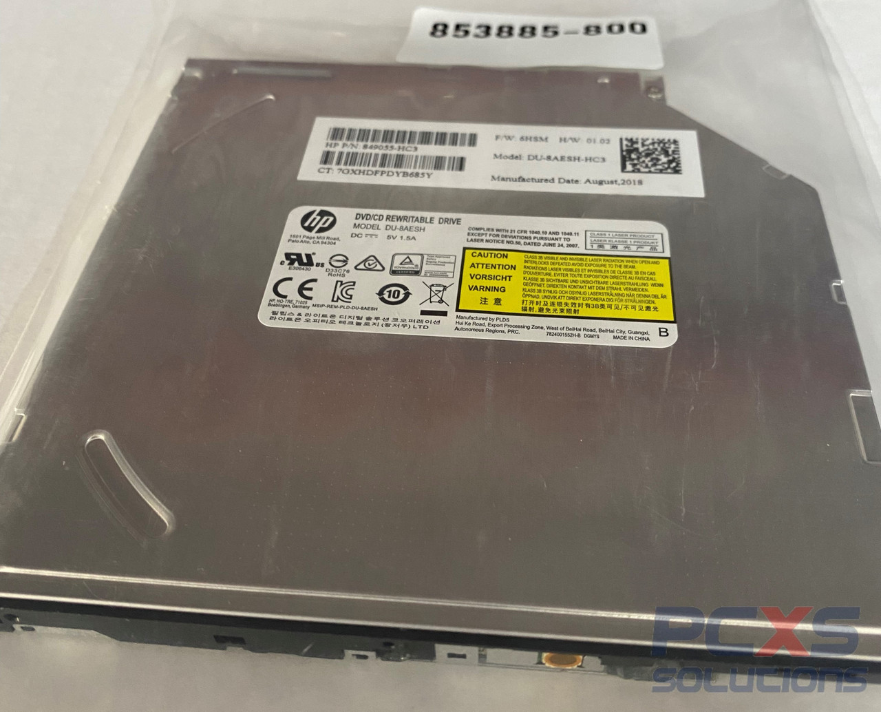 HP DVD OPTICAL DISK DRIVE (ODD) DVDSM 9.5 Slim Tray RAZR - 853885-800
