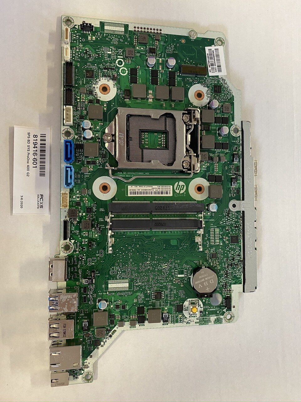 HP SPS-BD SYS ProOne 400 G2 AiO - 819416-001