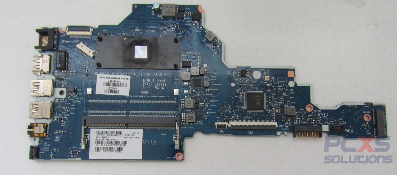 HP SPS-MB UMA CelN4020 - L85887-001