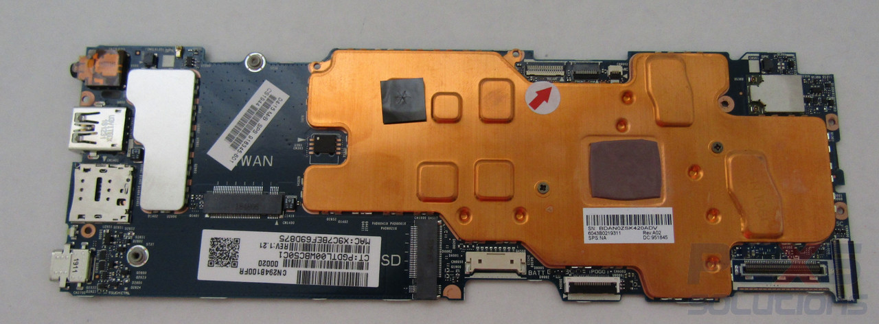 HP SPS-MB UMA M-7Y30 4GB WIN used pull - 918345-601-B02