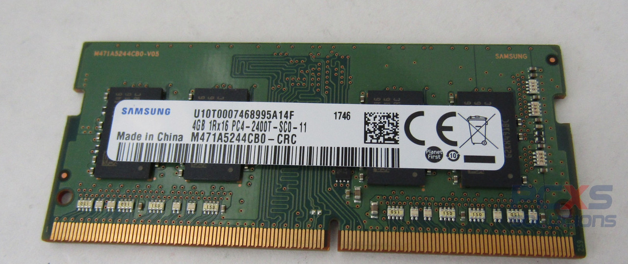 HP 4GB SODIMM 1RX16 PC4-2400T-SC0-11 - 855842-973