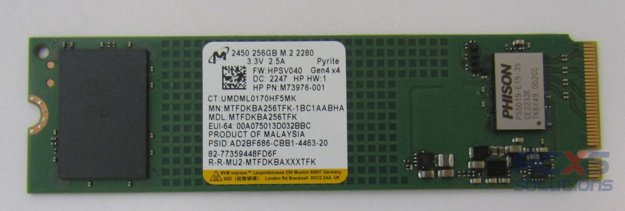 HP 256GB 2280 PCIe-4x4 NVMe Value M.2 Z2 キット SSD W127067737 (Value M.2 Z2 キット SSD) HP 256GB M.2 PCIe NVMe Gen 4x4 SSD M52025-001 M52025-001 | eBay