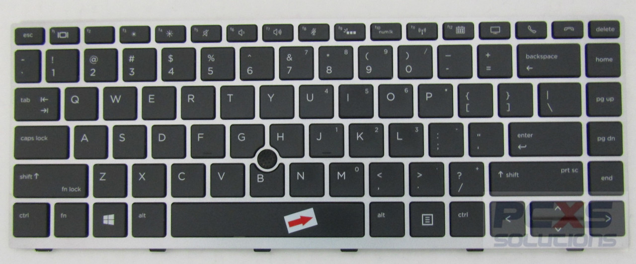 hp KEYBOARD SR BL -US USED PULL Elitebook 745 840 G5 G6 - L14377-001-B