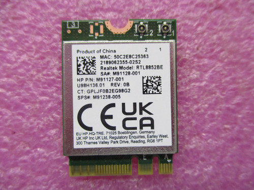 hp WLAN Realtek CAVA2 ax 2x2 450 g9 / 455 G9 - M91238-001