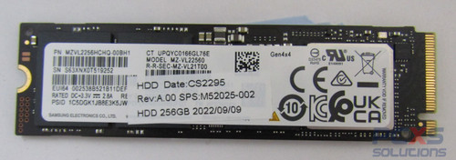 hp SKO-SSD 256GB 2230 PCIe NVMe Value Elite Dragonfly 13 G3 - M11042-002