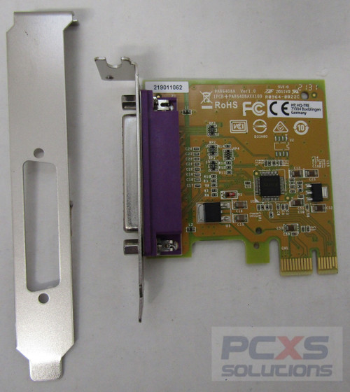 hp SPS-Parallel Port PCIe x1 Card ProDesk 400 G5 EliteDesk 705 G4, 800 G4 - 830632-001