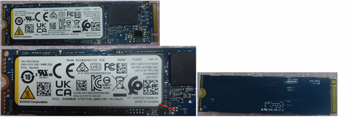hp SSD 512GB NVME PCIE GEN 4X4 DC 3.3V 2.5A - N12387-001