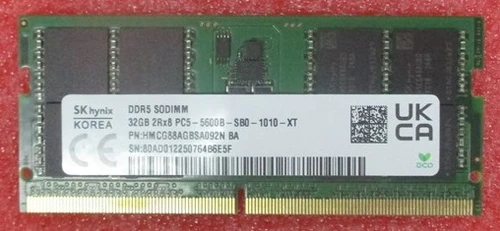 hp SODIMM 32GB DDR5 5600 NECC EliteBook 860 16 G10 / 840 G10 / fury 16 G10 - N50075-001