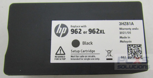 hp HP 962 Setup Black Original Ink Crtg - HP OfficeJet Pro 9010 All-in-One Printer series - 3HZ81A