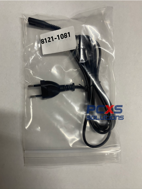 HP Power cord (Black) - 18 AWG, two conductor - 8121-1081