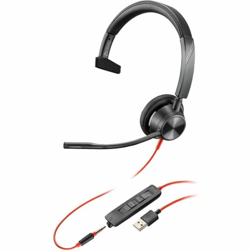 Poly Blackwire 3315 USB-A Headset TAA - 8M3U1AA#ABA Poly Blackwire 3315 USB-A Headset TAA - 8M3U1AA#ABA