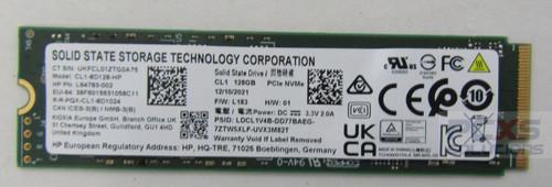 hp HP 128GB CL1 NVMe PCIe Laptop SSD Solid State Drive - L64783-002