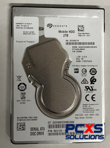 HP ST2000LM007 2TB 5400RPM 7MM hard disk drive - 863128-002
