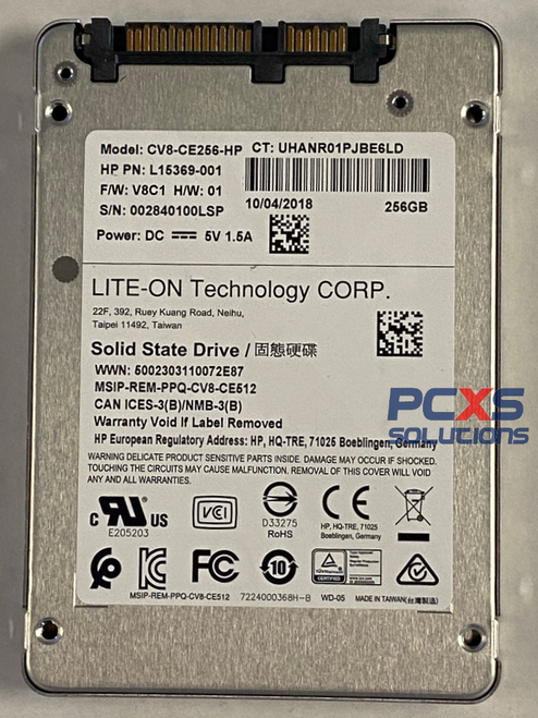 HP 256GB SATA 2.5" TLC SSD - L35675-102