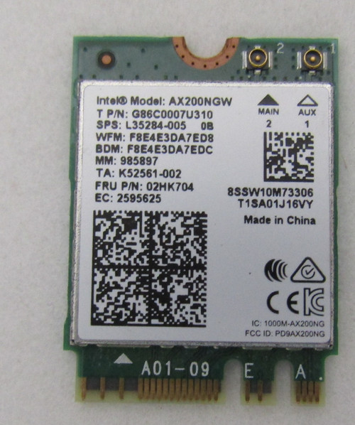 HP SPS-WLAN INT 22260NGW 11ax 2x2+BT5 vPRO - L35284-005