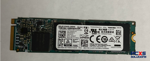 TOSHIBA 256GB NVMe PCIe 2280 M.2 SSD Drive 08D5HT - THNSN5256GPUK