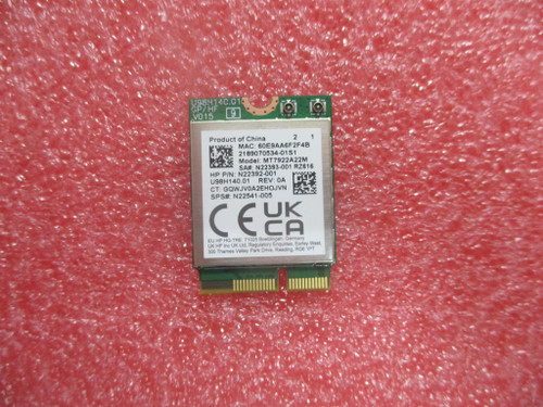 SKO-WLAN 6E MTK M.2 MT7922A22M+BT AIM-T - HP Genuine Replacement Spare Parts - N22541-005-HP