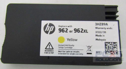 hp 962 Setup Yellow Instant Ink Rdy Crtg - 3HZ89A