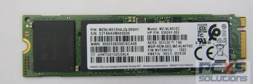 SPS-SSD 512GB M2 SATA-3 - HP Genuine Replacement Spare Parts - 922078-001-HP