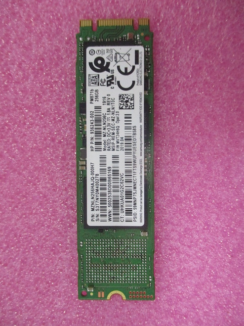 SPS-SSD 256GB M2 SATA-3 OPAL2 TLC - HP Genuine Replacement Spare Parts - L67398-001-HP