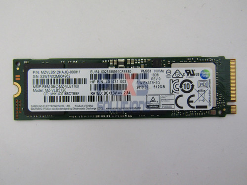 SPS-SSD 512GB-395853-MORGAN STAN-LOCKED - HP Genuine Replacement Spare Parts - L81573-001-HP