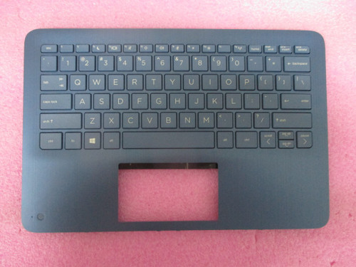 SPS-TOP CVR BLUE W/KB US - HP Genuine Replacement Spare Parts - M03758-001-HP