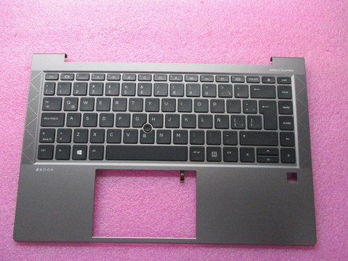 SPS-TOPCVR W/KB BL DSC LTNA - HP Genuine Replacement Spare Parts - M14635-161-HP