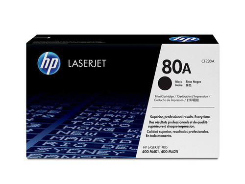 HP 80A (CF280A) BLACK ORIGINAL LASERJET TONER CARTRIDGE-1