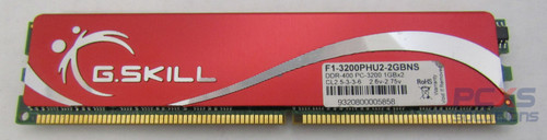 G.SKILL DDR-400 CL2.5-3-3-6 2.50V~2.75V 2GB (2x1GB) - F1-3200PHU2-2GBNS