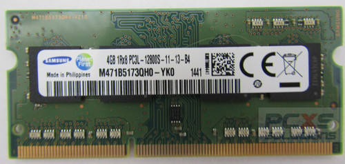 hp SODIMM,4GB,PC3L-12800,Samsung - M471B5173QH0-YK0  -  687515-965
