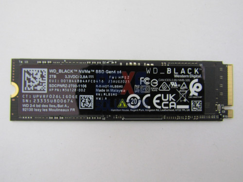 hp SPS-SSD WD Black 2T 2280 PCIe TLC,Orisa - M22290-001