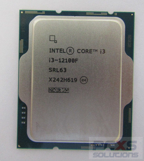 hp SKO-CPU INT i3-12100F 4C 3.30G 58W / SRL63 - N08901-003