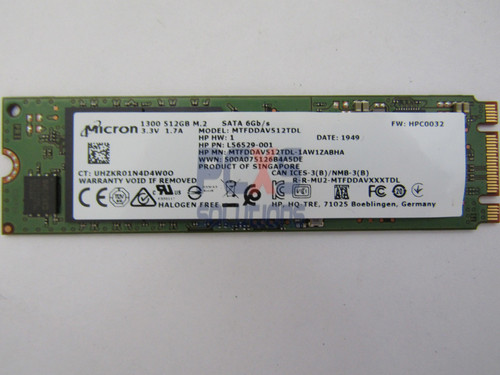 hp SPS-SSD 512G M2 SATA-3 TLC EliteBook Folio G1 - 855107-001