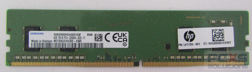 hp genuine  Memory RAM UDIMM 4G DDR4 1.2V 2666 NECC - 934253-800