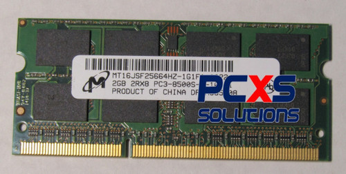 Micron 2GB DDR3 PC-8500 1066MHz 204pin CL7 Micron Chip MT16JSF25664HZ-1G1F1 - MT16JSF25664HZ-1G1F1