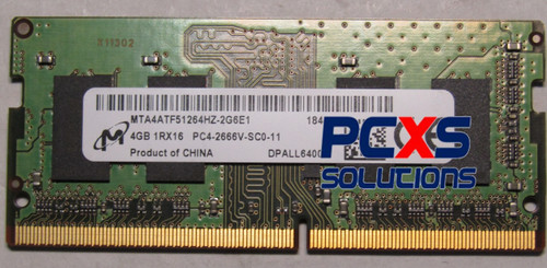Micron - DDR4 - 4 GB - SO-DIMM 260-pin - MTA4ATF51264HZ-2G6E1