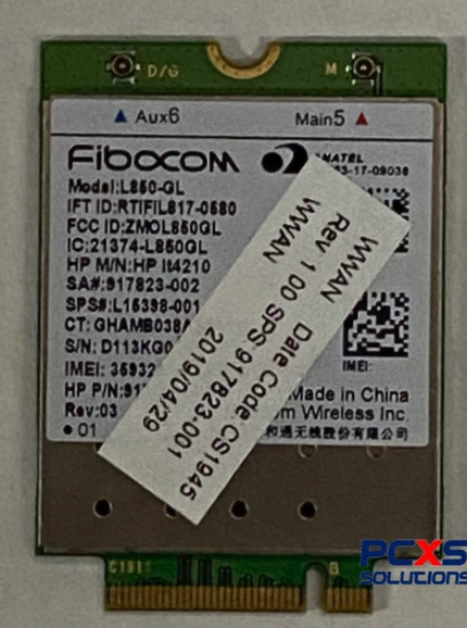 ASSY WWAN Pandora LTE w/GPS M.2 - HP Genuine Replacement Spare Parts - 917823-001-HP