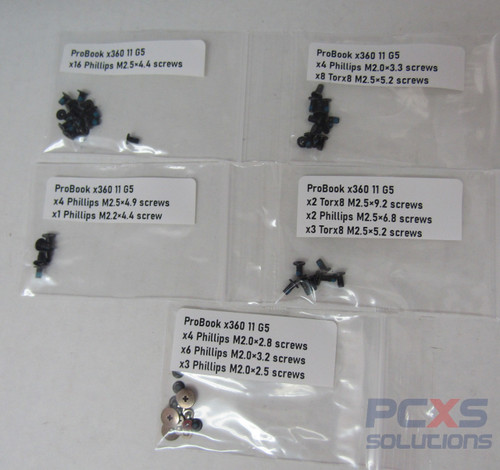 HP Screw Kit compatible with ProBook x360 11 G5 - HP Genuine Replacement Spare Parts - L83974-001-HP