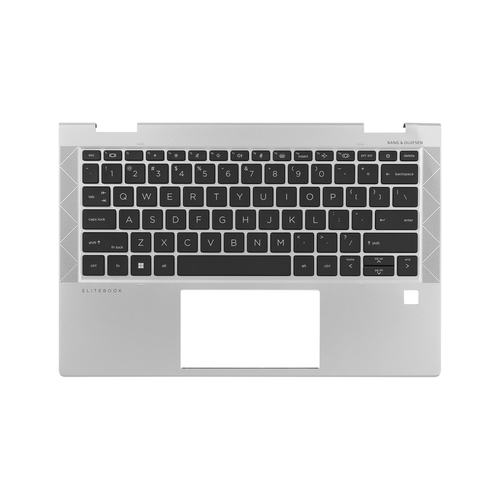 HP Top Cover with Backlit Keyboard, Chrome Palmrest and US Layout - HP Genuine Replacement Spare Parts - M46071-001-HP