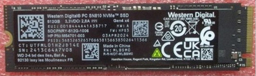 SPS-SSD 512GB M.2 2280 PCIe LOCK - HP Genuine Replacement Spare Parts - P34945-001-HP