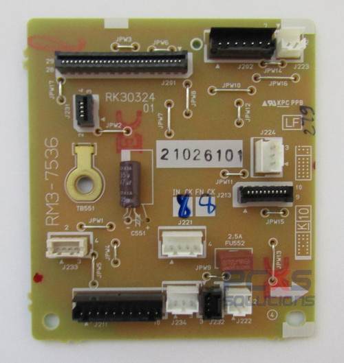 FIXING MOTOR CONTROL PCB ASS'Y - HP Genuine Replacement Spare Parts - RM3-7536-000CN-HP