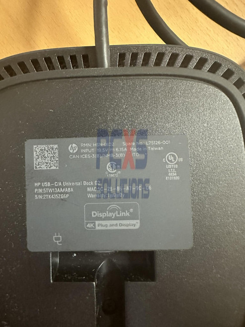 hp DOCK USB-C/A UNIVERSAL W/CABLE HP TW / 5TW13AA - L76604-001