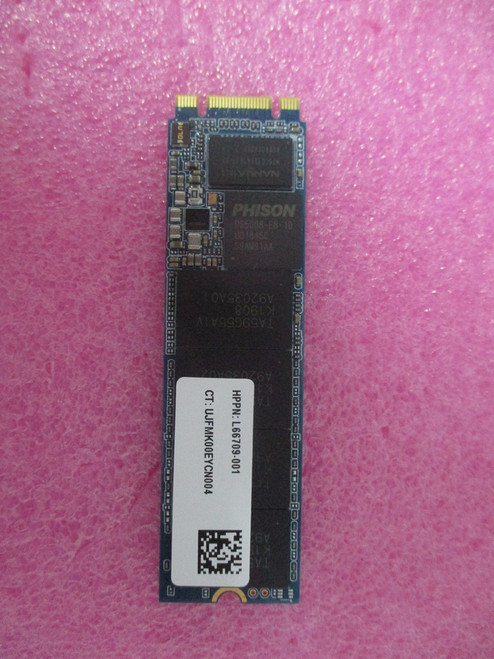 HP 256GB NVMe M.2 SSD, PCIe Gen3 x2, 2280 - HP Genuine Replacement Spare Parts - L74875-001-HP