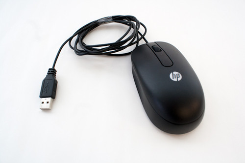 SPS-Mouse HP USB Laser - HP Genuine Replacement Spare Parts - 674318-001-HP