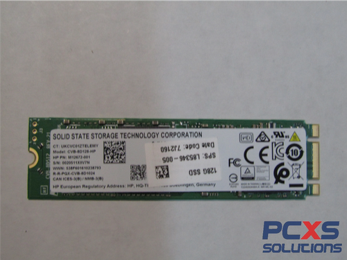 HP 128GB NVMe M.2 SSD, PCIe Gen3 x4, 2280, TLC - HP Genuine Replacement Spare Parts - L85346-005-HP