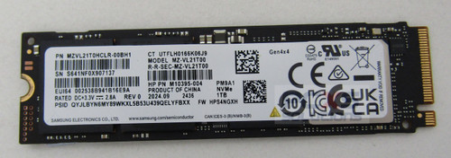 hp 1TB M.2 2280 PM9A1 PCIe Gen4x4 TLC - M10395-004