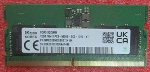 SKO-SODIMM 12GB DDR5 5600 1.1v nM - HP Genuine Replacement Spare Parts - P33447-001-HP