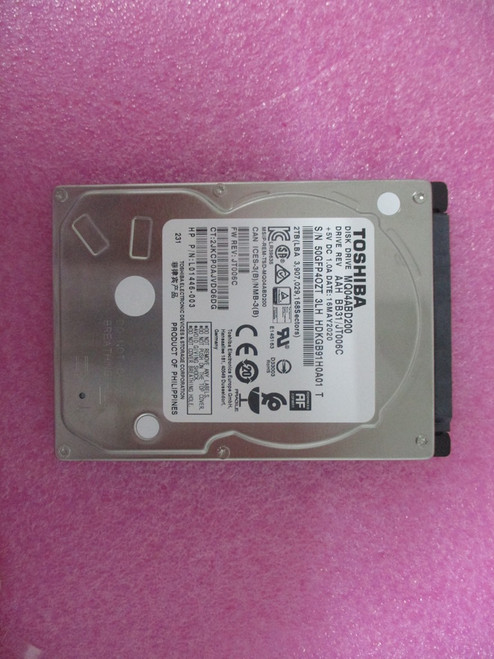 SPS-HDD SATA 2TB 5400RPM 9.5mm RAW - HP Genuine Replacement Spare Parts - L89713-001-HP